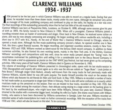 CLARENCE WILLIAMS