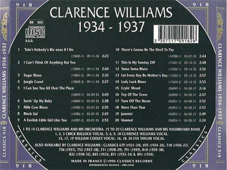CLARENCE WILLIAMS