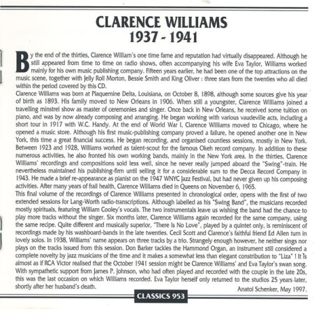 CLARENCE WILLIAMS