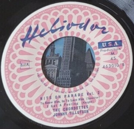 Johnny Tillotson - Heliodor EP's