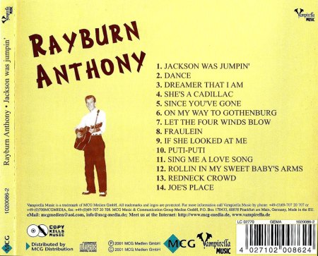 RAYBURN ANTHONY