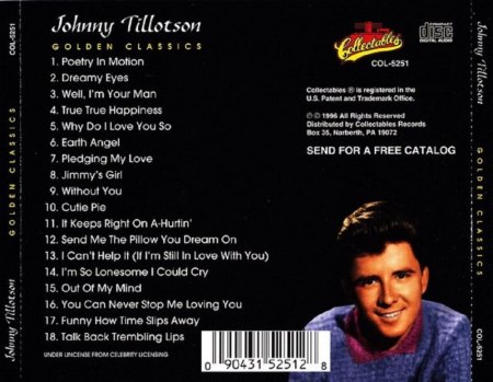 Johnny Tillotson LPs (plus)