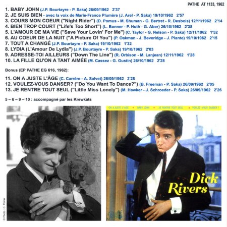 DICK RIVERS & THE KREWKATS
