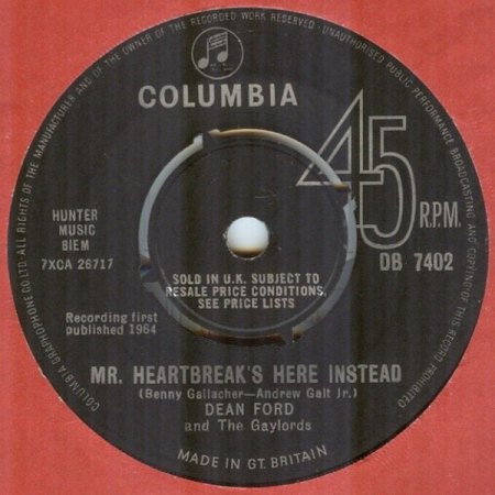 Dean Ford & the Gaylords - dann the MARMALADE