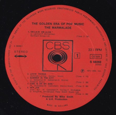 Dean Ford & the Gaylords - dann the MARMALADE