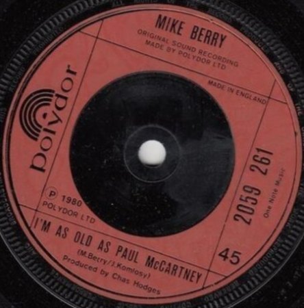 MIKE BERRY - DISCOGRAPHY