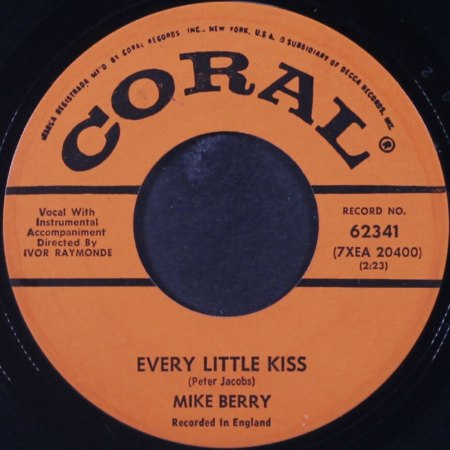 MIKE BERRY - DISCOGRAPHY