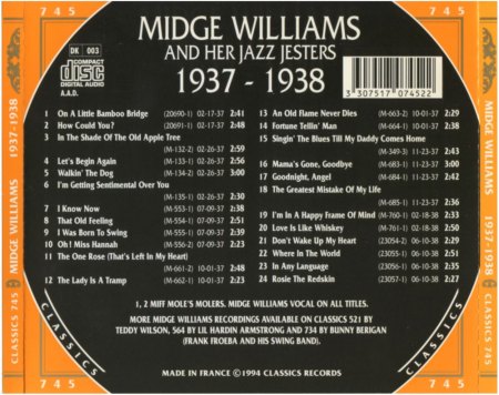 MIDGE WILLIAMS