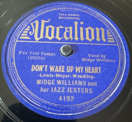 MIDGE WILLIAMS