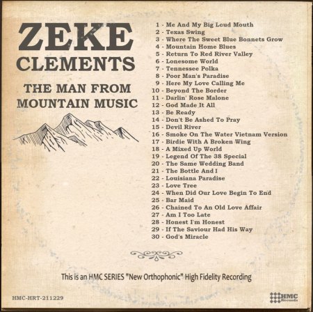 ZEKE CLEMENTS