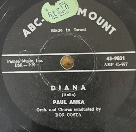 PAUL ANKA - seine Singles