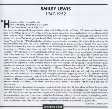 SMILEY LEWIS, der Gitarrist