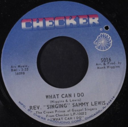 REV. SINGING SAMMY LEWIS