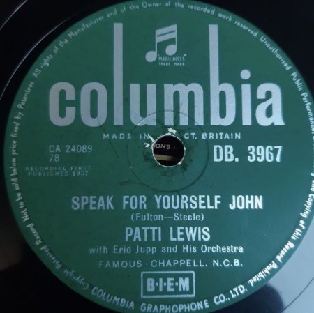 PATTI LEWIS (Sammelforum)