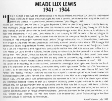 MEADE LUX LEWIS - VERVE EP