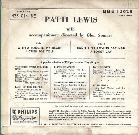 PATTI LEWIS (Sammelforum)