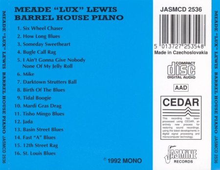 MEADE LUX LEWIS - VERVE EP