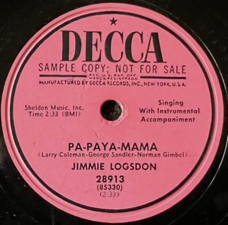 JIMMY LLOYD (JIMMIE LOGSDON)