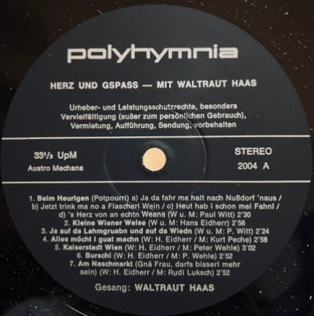 WALTRAUT HAAS  (1927 - 2025)