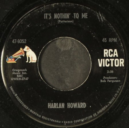 HARLAN HOWARD - Songwriter & Sänger