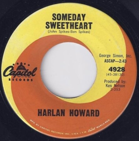 HARLAN HOWARD - Songwriter & Sänger