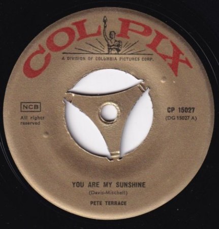 YOU ARE MY SUNSHINE bereits 1956 auf 45 RPM