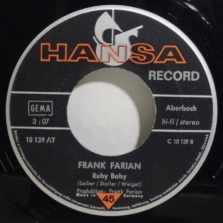 RUBY BABY der Drifters - erst deutsch von Frank Farian