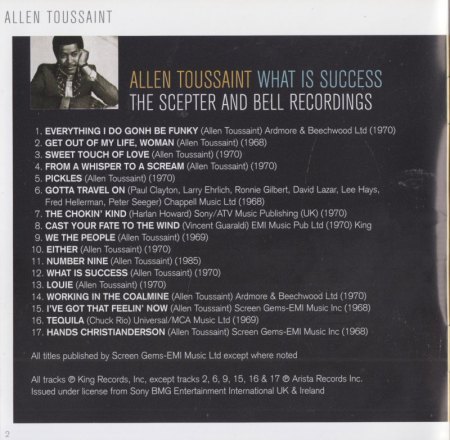 ALLEN TOUSSAINT