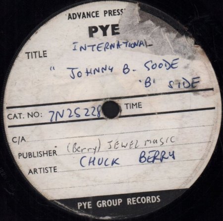 JOHNNY B. GOODE - Chuck Berry - erst deutsch v. Peter Safari