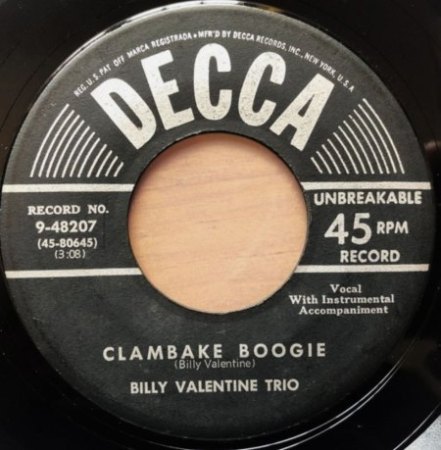 BILLY VALENTINE (Billy Vee)