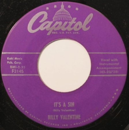 BILLY VALENTINE (Billy Vee)