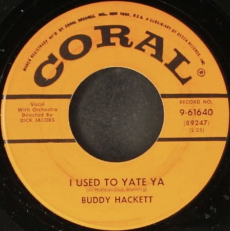 BUDDY HACKETT