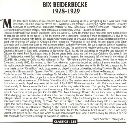 BIX BEIDERBECKE