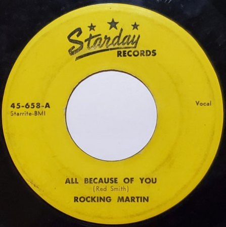 ROCKING MARTIN/Red Smith