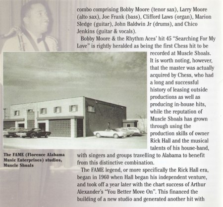 BOBBY MOORE & THE RHYTHM ACES