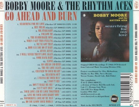 BOBBY MOORE & THE RHYTHM ACES