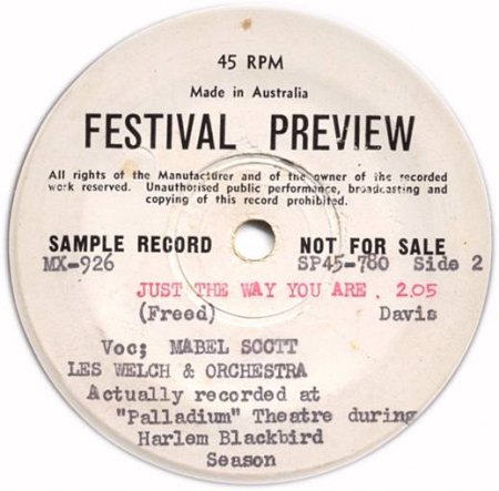 Scott,Mabel17Festival SP 45-780 Preview Just The Way You Are.jpg