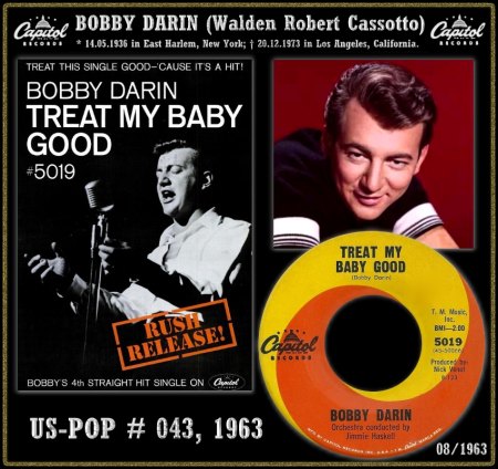 BOBBY DARIN - HOT 100 - 1963