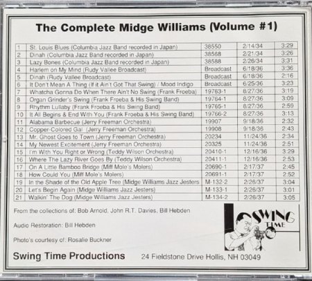 MIDGE WILLIAMS