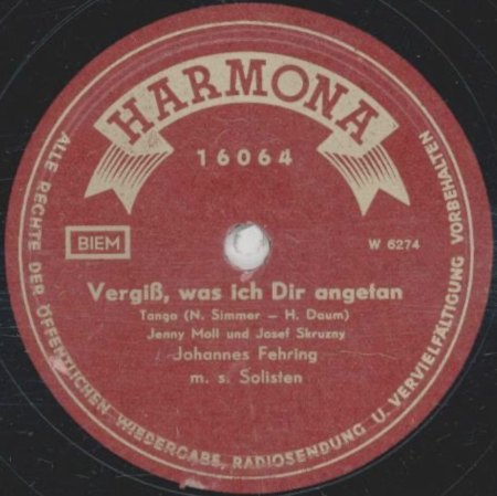 ORCHESTER JOHANNES FEHRING