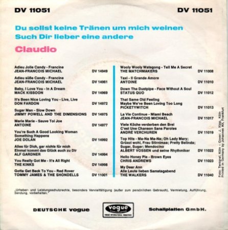 CLAUDIO, RIK und ROGERS