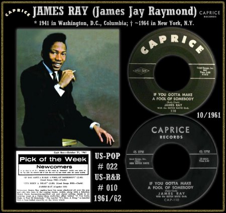Wer weiß mehr über JAMES RAY ?