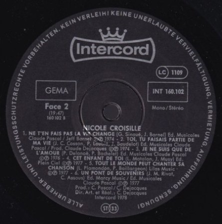 NICOLE CROISILLE  (1936 - 2025)