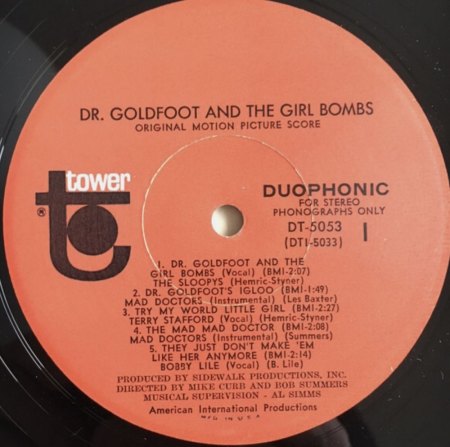 DR GOLDFOOT & THE GIRL BOMBS
