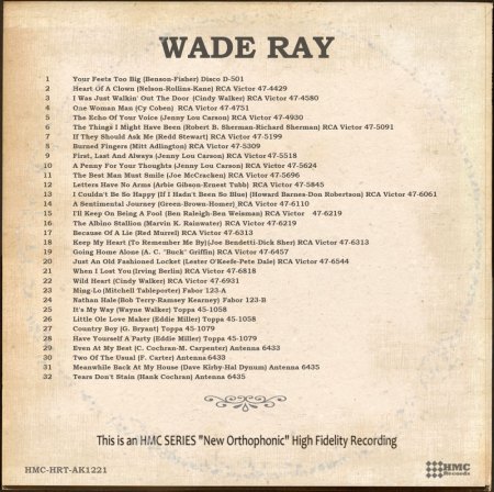 WADE RAY