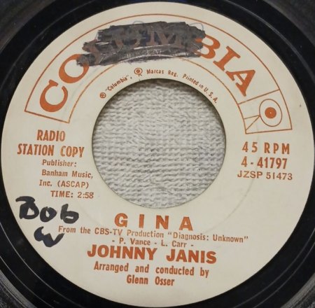 JOHNNY JANIS