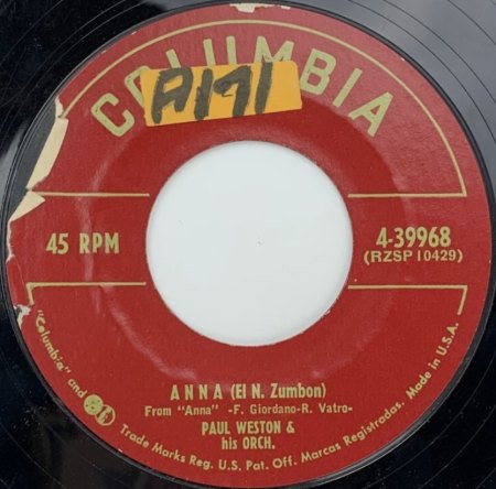 Anna Rhumba oder Anna