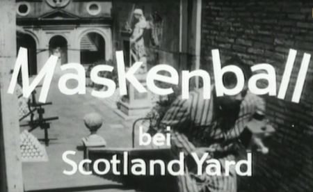 MASKENBALL BEI SCOTLAND YARD