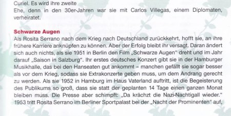 ROSITA SERRANO, die chilenische Nachtigall