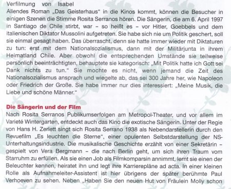 ROSITA SERRANO, die chilenische Nachtigall